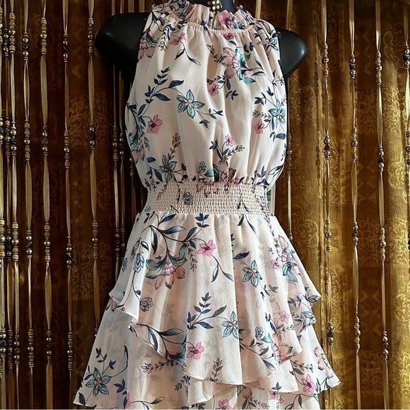 ELIZA J Ruffle Easter Floral Midi  Barbie DRESS BY ELIZA J Size 12 NWT - Picture 8 of 17